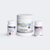 Bone health pack astaxanthin, colostrum, ubiquinol